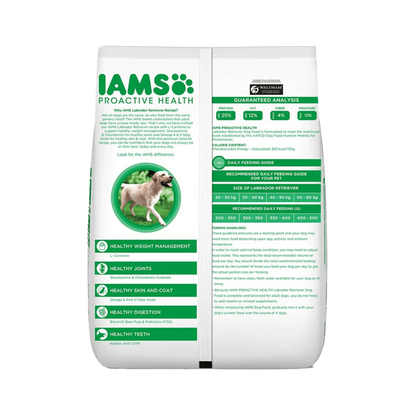 IAMS ADULT LABRADOR DRY FOOD (M) 3KG