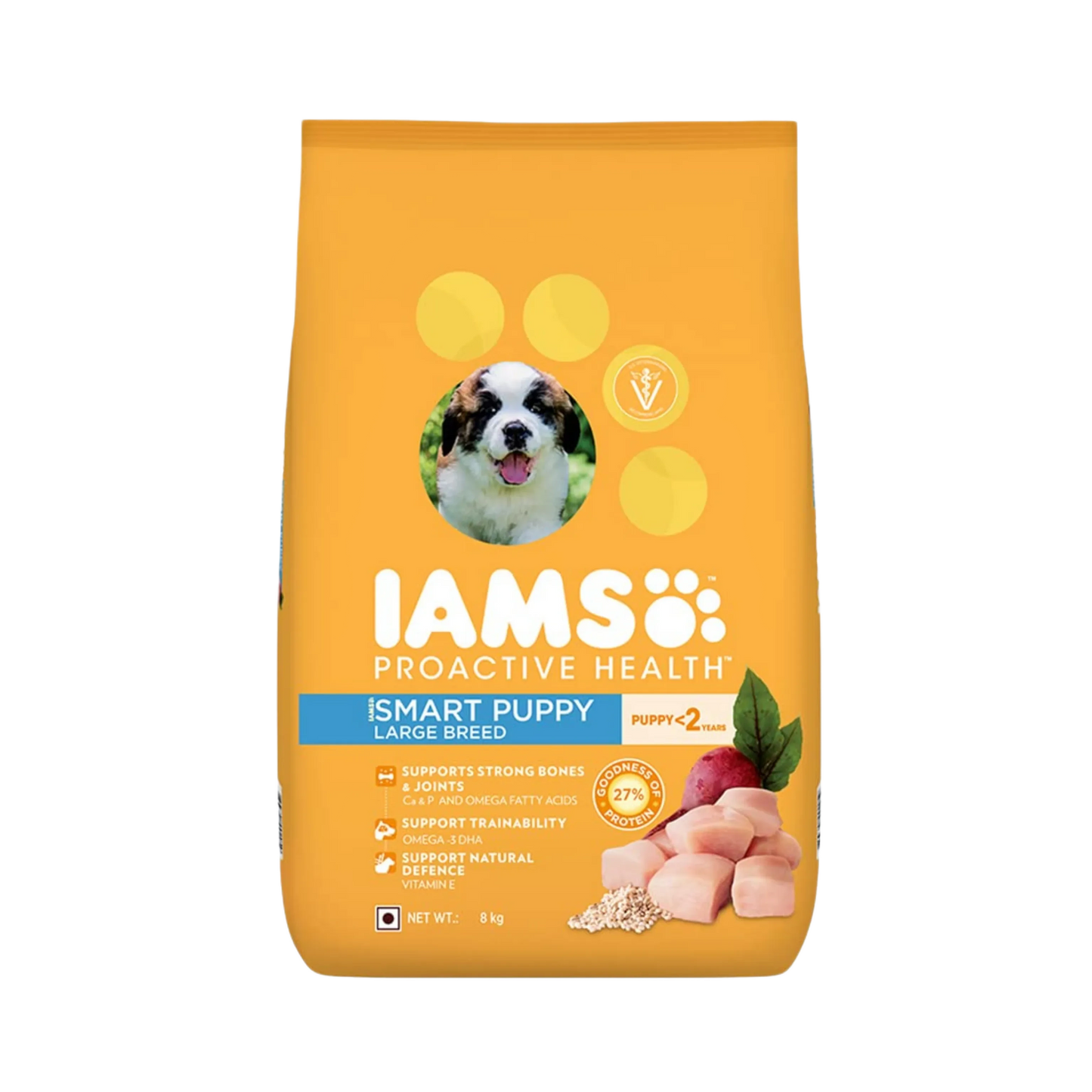 IAMS PUPPY LARGE BREED DRY FOOD (M) 3KG
