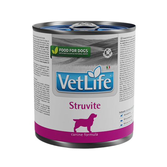VETLIFE STRUVITE DOG CAN FOOD 300GM