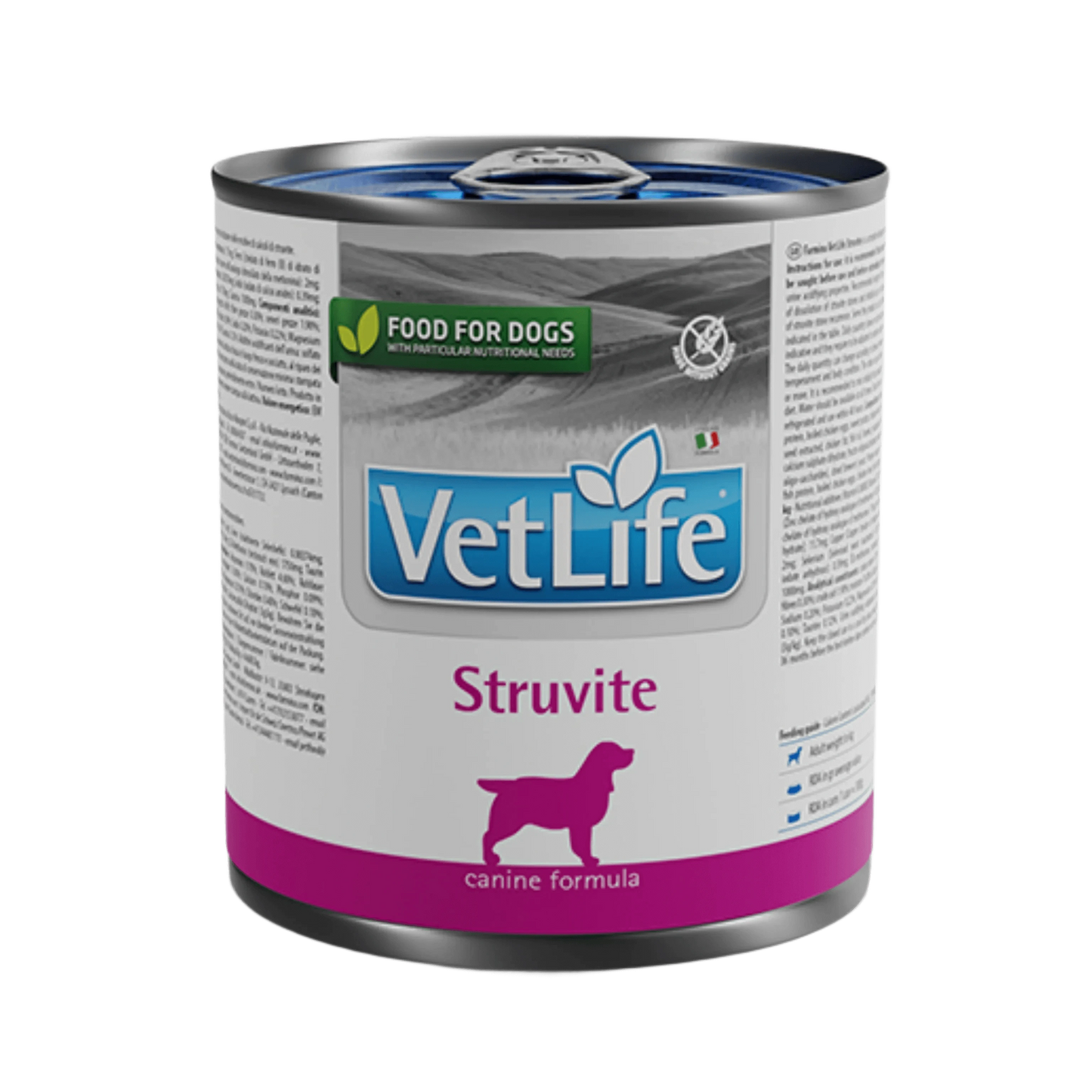 VETLIFE STRUVITE DOG CAN FOOD 300GM