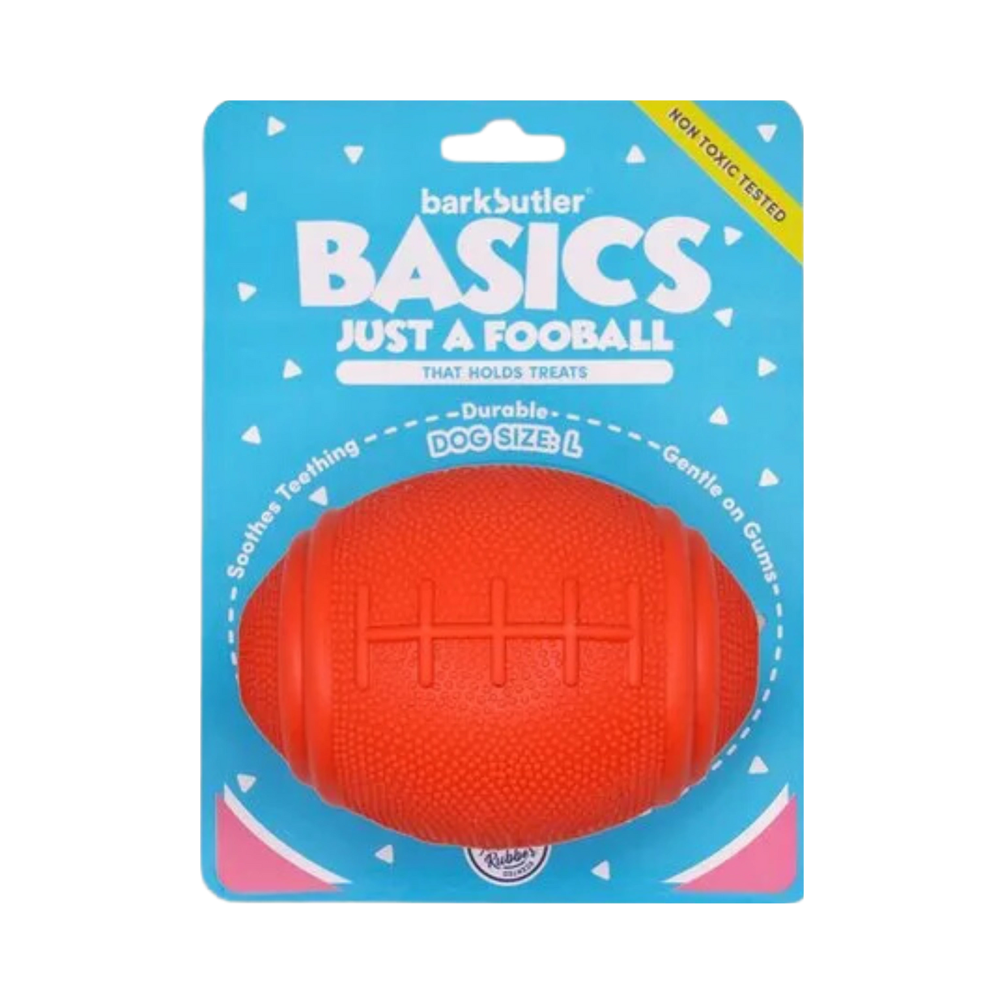 BARKBUTLER JUST A FOOBALL -SMALL TOY (R) - Animeal