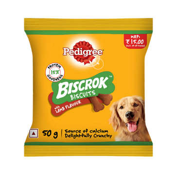 PEDIGREE BISCROK LAMB BISCUIT (S) - Animeal