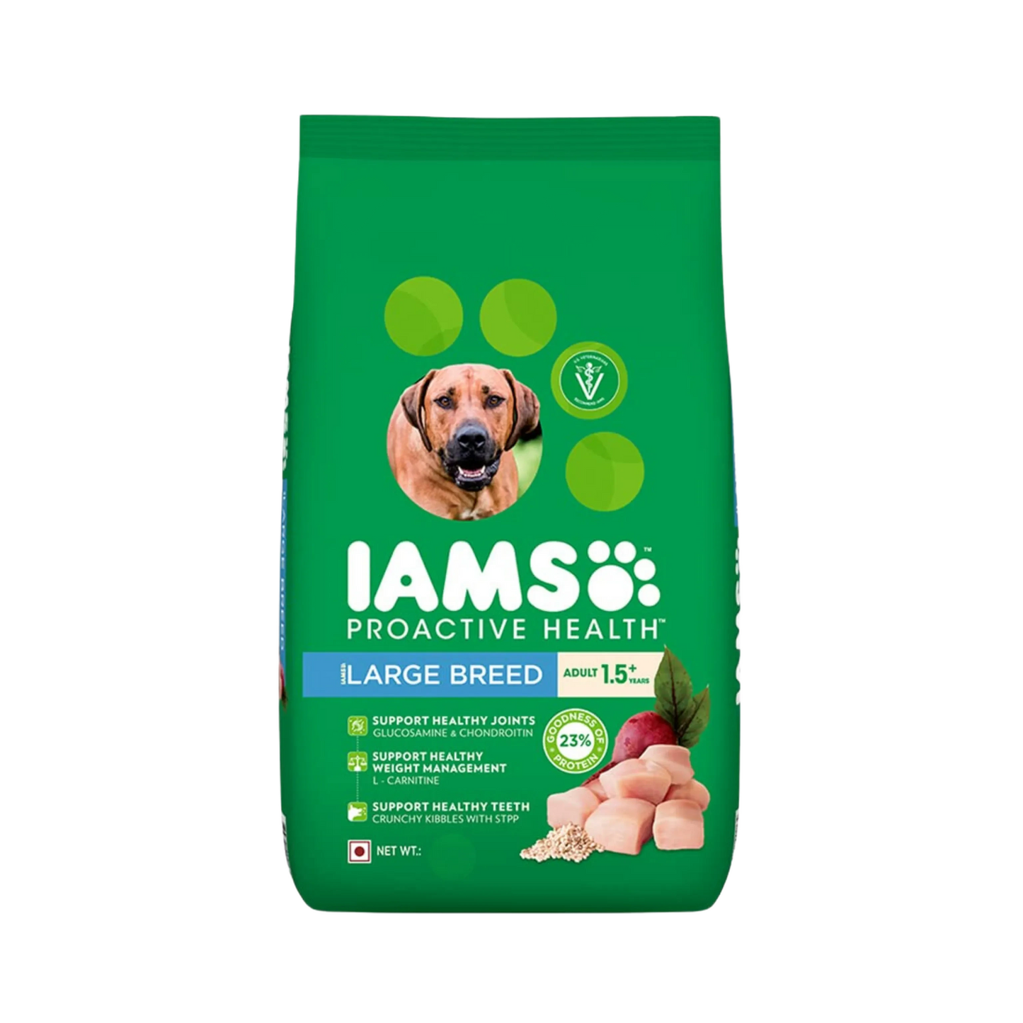 IAMS ADULT LARGE BREED DRY FOOD (XL) 12KG