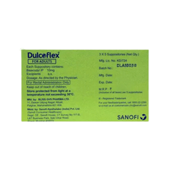 DULCOFLEX ADULT SUPPOSITORIES 5TAB