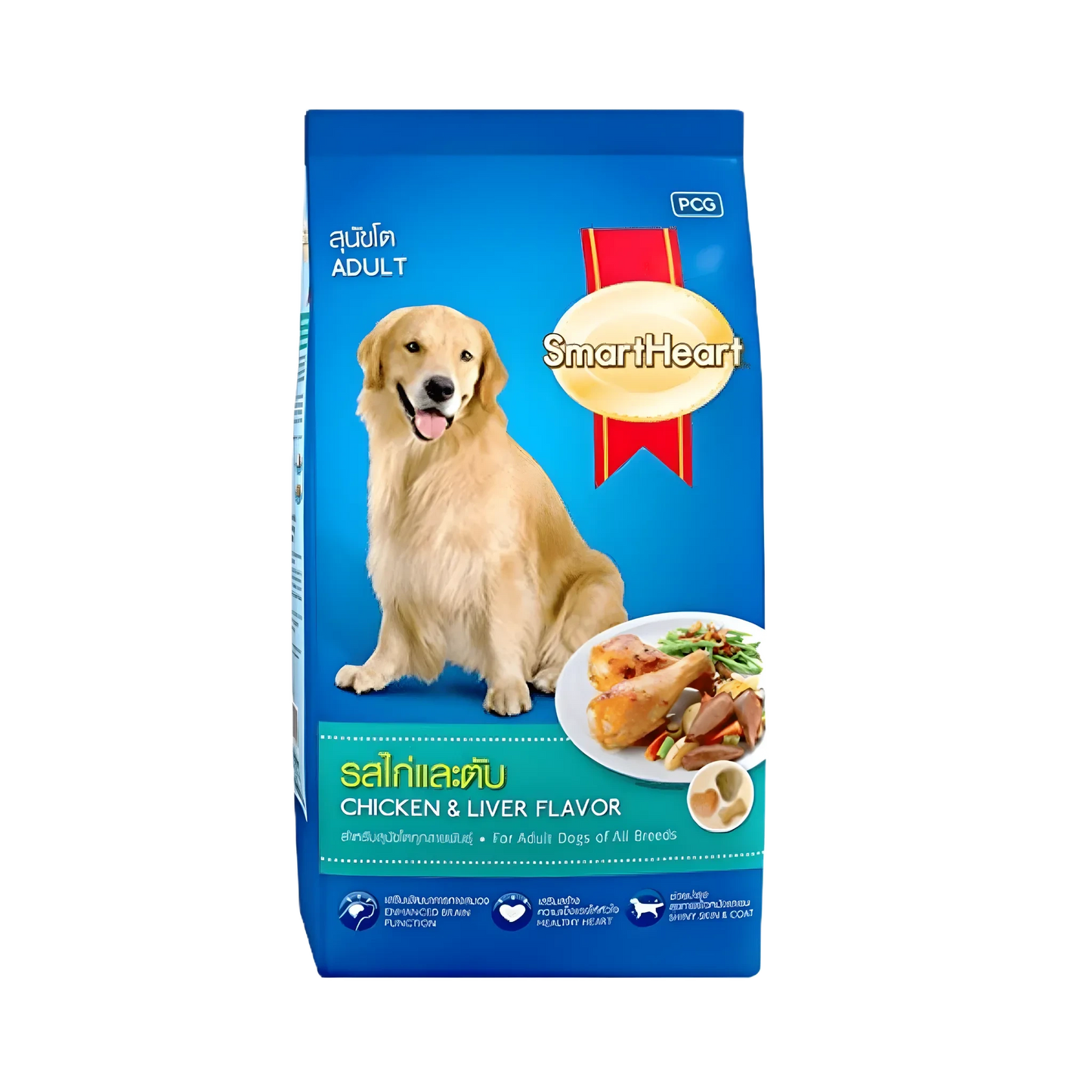 SMART HEART ADULT SMALL CHIC & LIV DRY FOOD (M) - Animeal