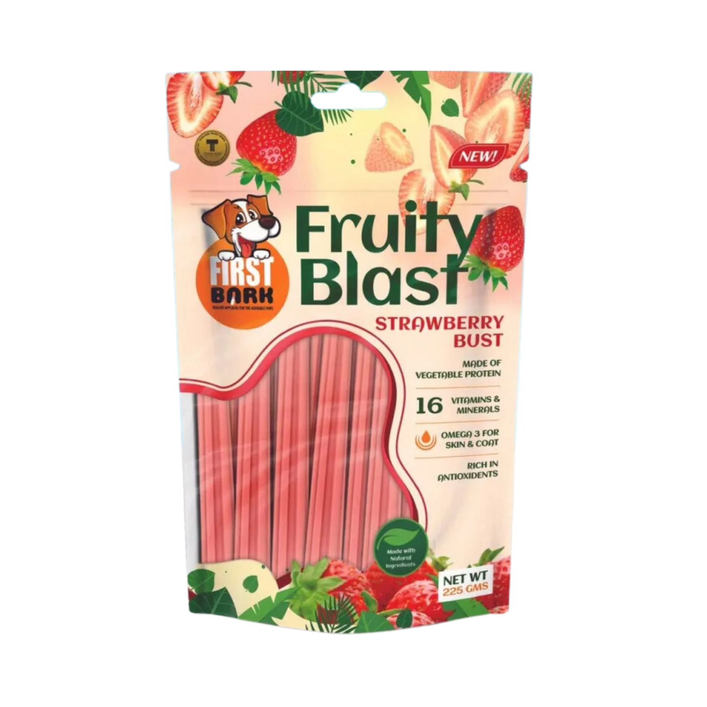 FRUITY BLAST STRAWBERRY BUST 225GM