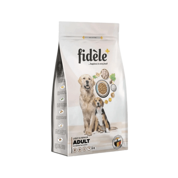 FIDELE PLUS ADULT LIGHT & SENIOR DRY FOOD (M) - Animeal