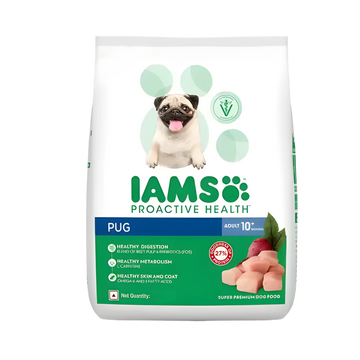 IAMS PUG DRY FOOD (L) 3KG