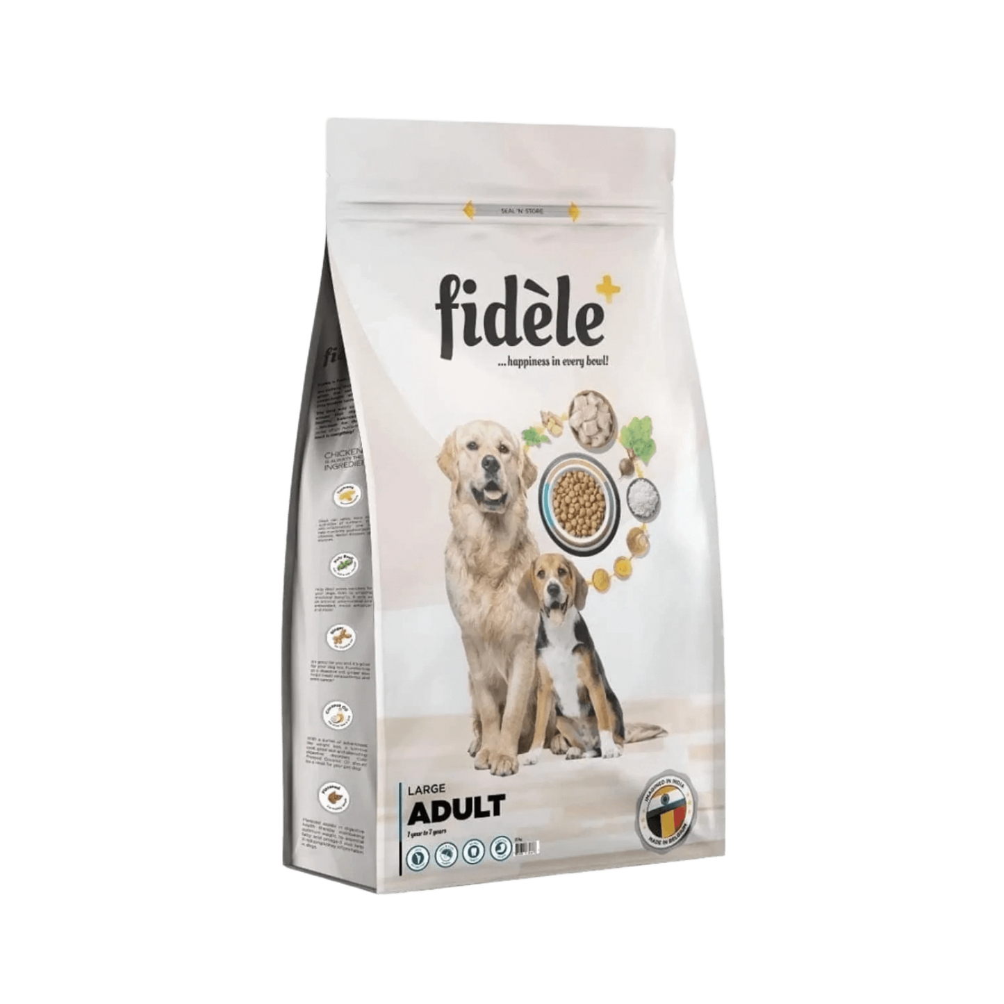 FIDELE PLUS ADULT LARGE DRY FOOD (S) - Animeal