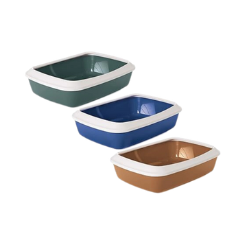 IRIZ CAT LITTER TRAY+RIM MULTI COLOUR 1PC