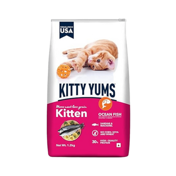 KITTY YUMS KITTEN DRY FOOD 1.2KG