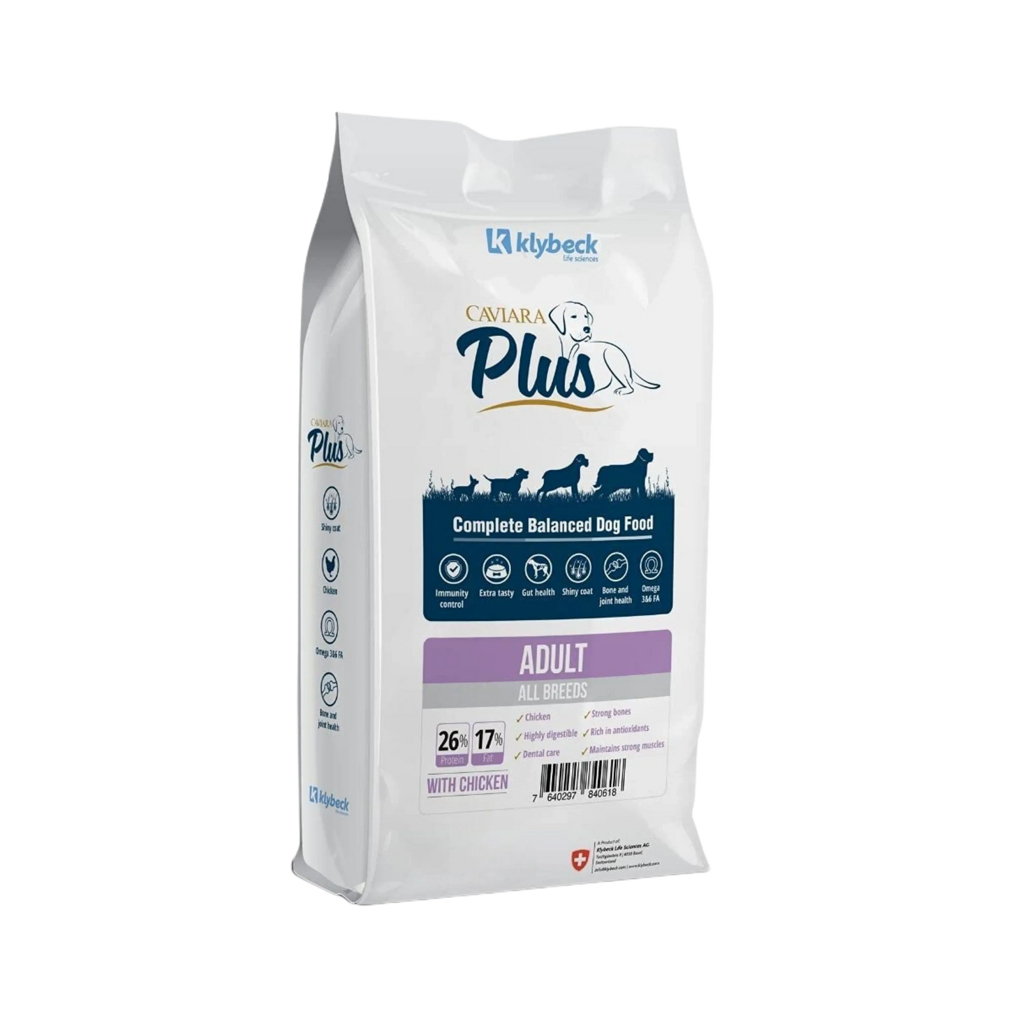 KLYBECK CAVIARA PLUS ADULT DRY FOOD 3KG