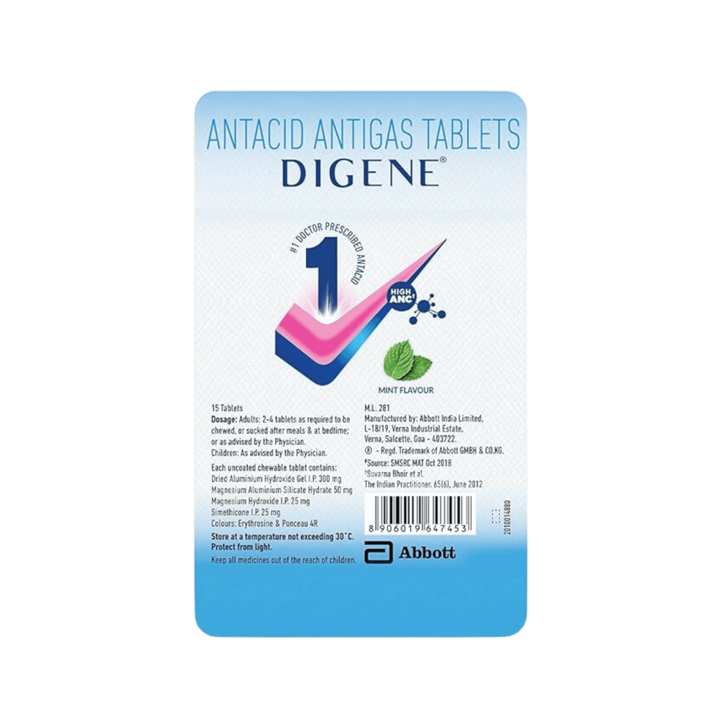 DIGENE MINT TAB