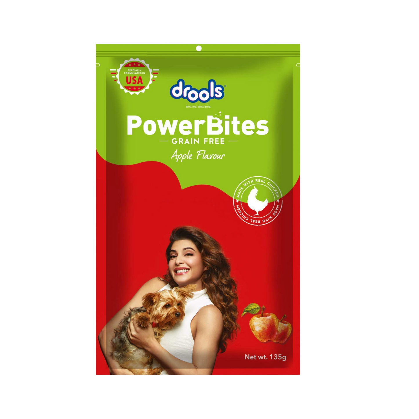 POWERBITES APPLE FLAVOUR 135GM