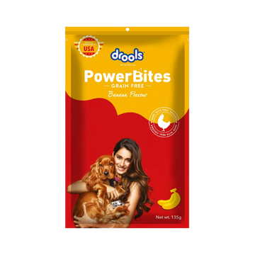 POWERBITES BANANA FLAVOUR 135GM