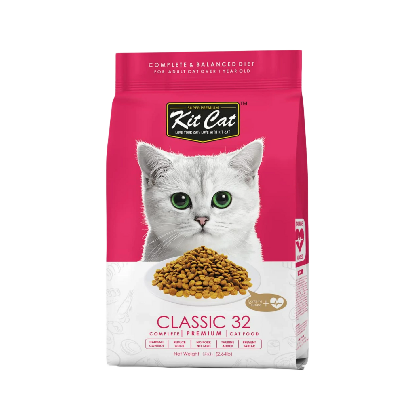 KIT CAT PREMIUM CLASSIC DRY FOOD (M) 1.2KG