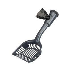 LITTER SCOOP WITH DIRT BAGS 1PC