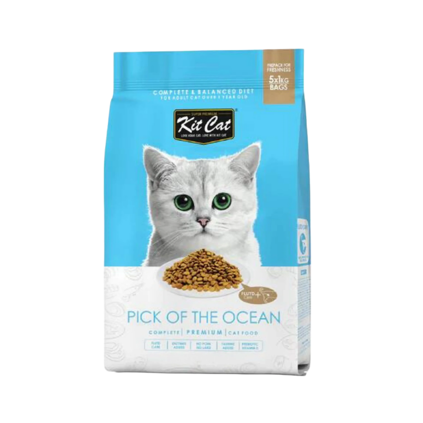 KIT CAT PREMIUM PICK OF THE OCEAN DRY FOOD (S) 400GM