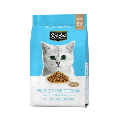 KIT CAT PREMIUM PICK OF THE OCEAN DRY FOOD (S) 400GM
