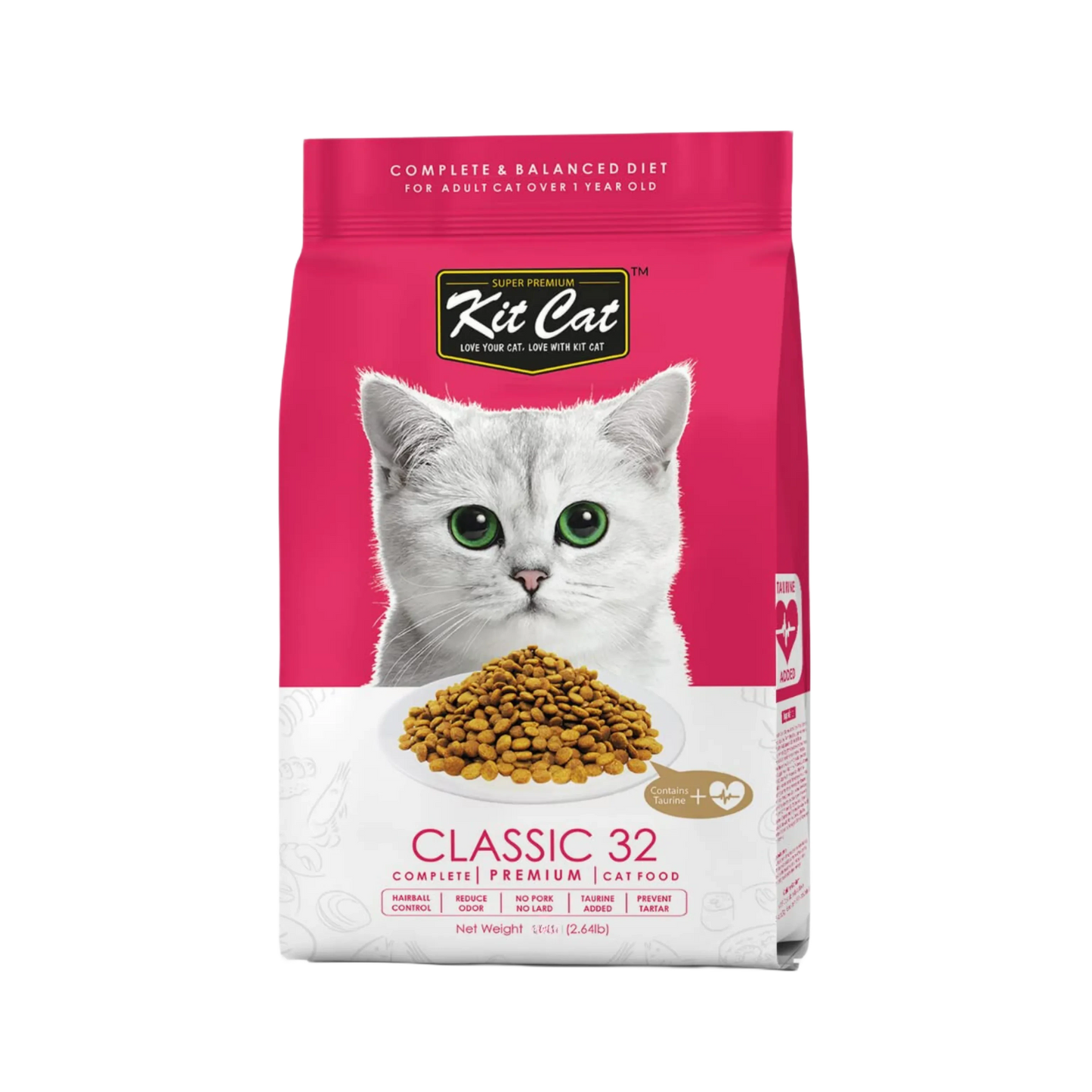 KIT CAT PREMIUM CLASSIC DRY FOOD (S) - Animeal