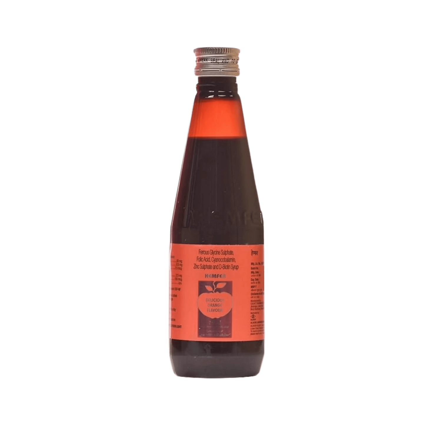 HEMFER ORANGE FLAV SYRUP 225ML