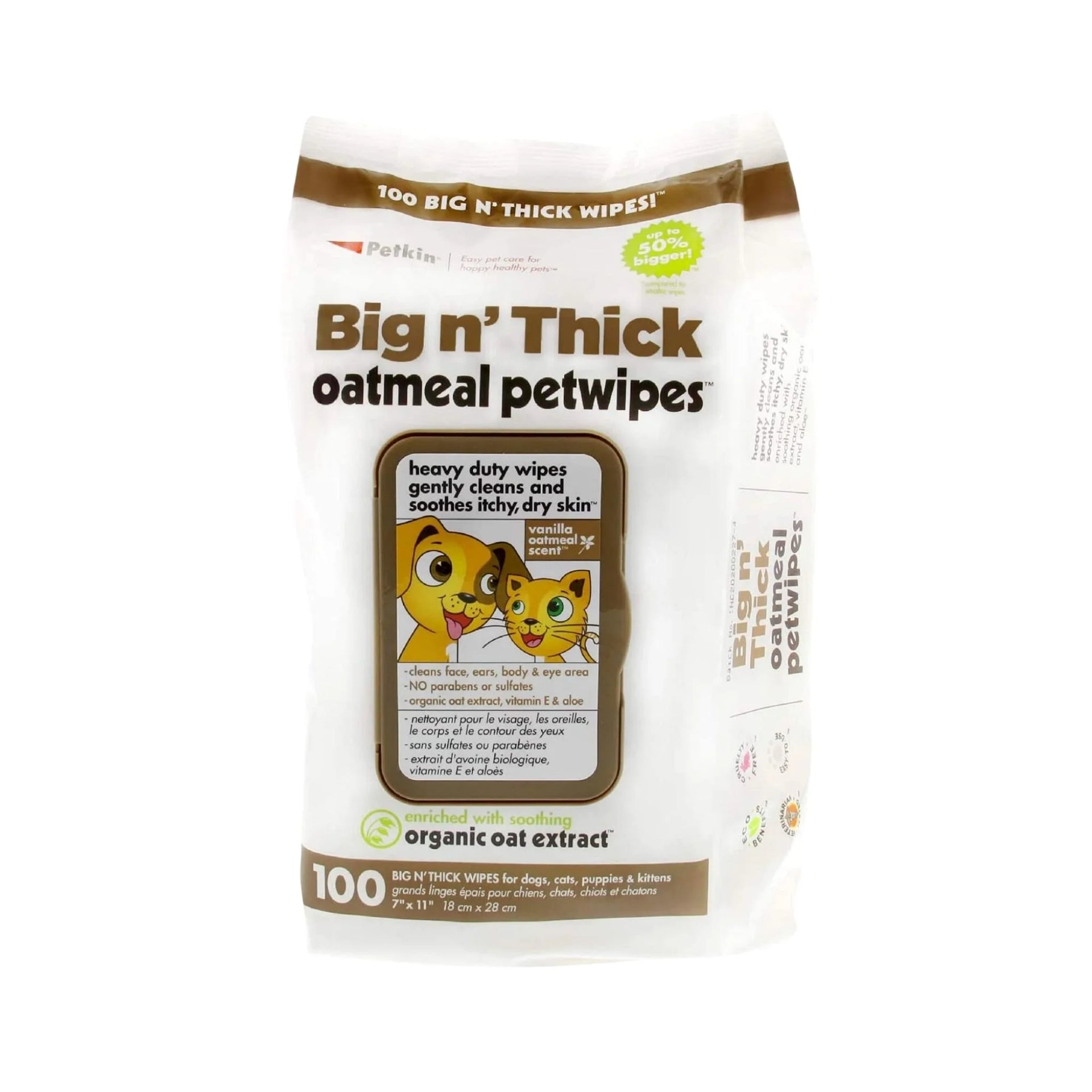 Oatmeal wipes for dogs best sale