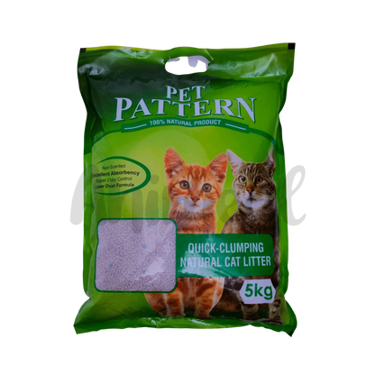 PET PATTERN GREEN CAT LITTER 5KG