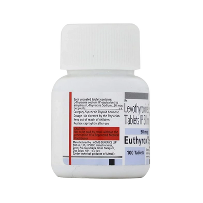 EUTHYROX 50GM TABLET 100TAB