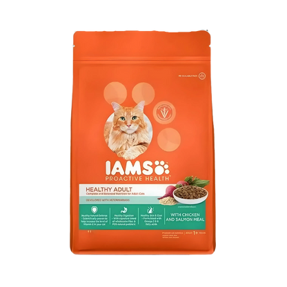 IAMS CAT CHIC & SALMON DRY FOOD (M) 1KG