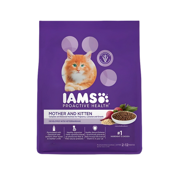 IAMS KITTEN & MOTHER DRY FOOD (S) 400GM