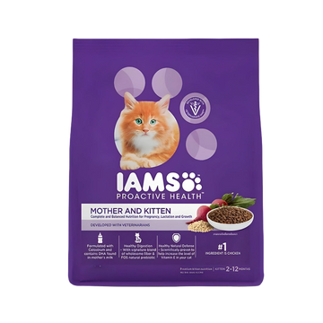 IAMS KITTEN AND MOTHER DRY FOOD (XS) 100GM
