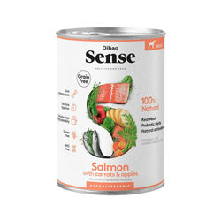 DIBAQ SENSE DOG SALMON CAN 380GM