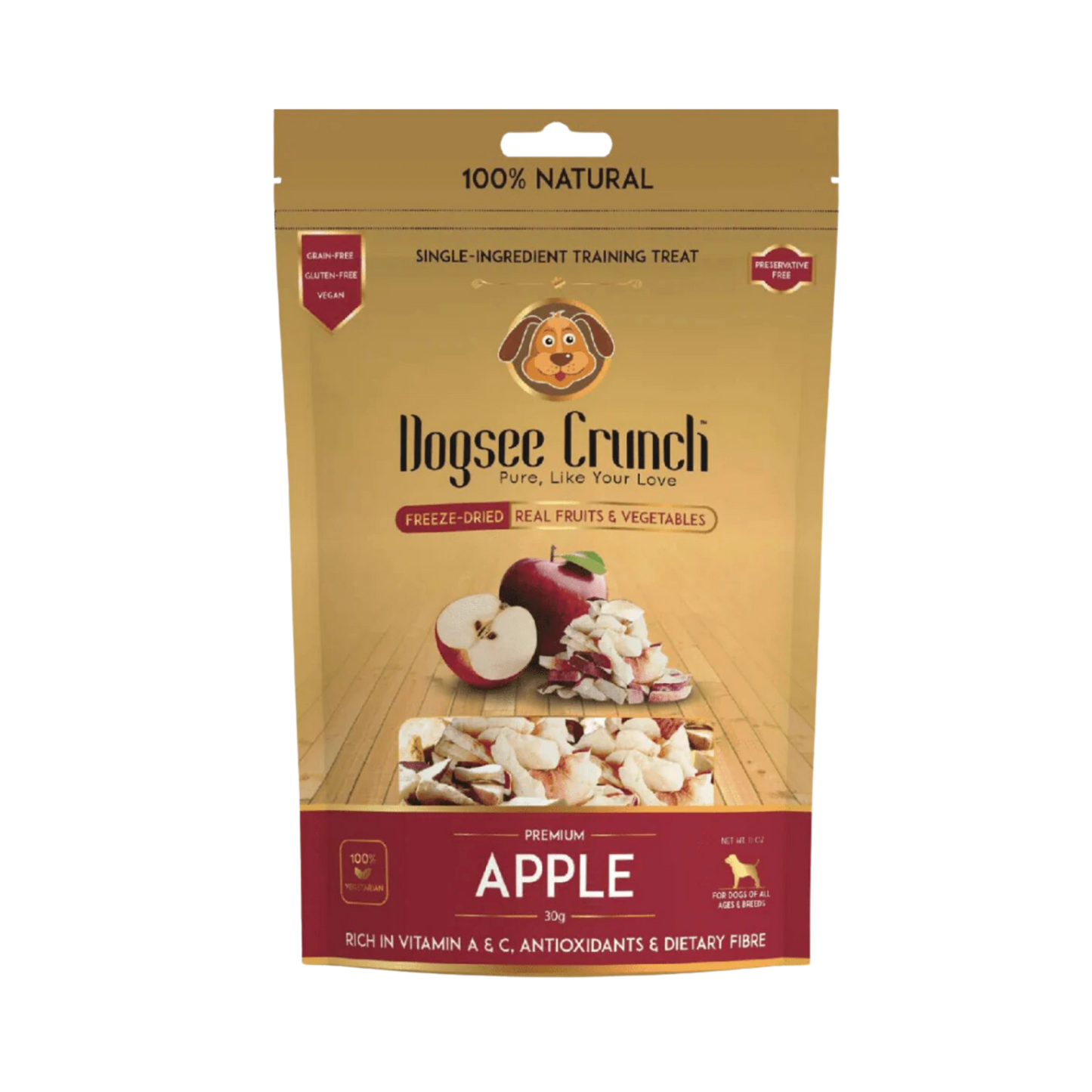 DOGSEE CRUNCH APPLE TREAT 30GM