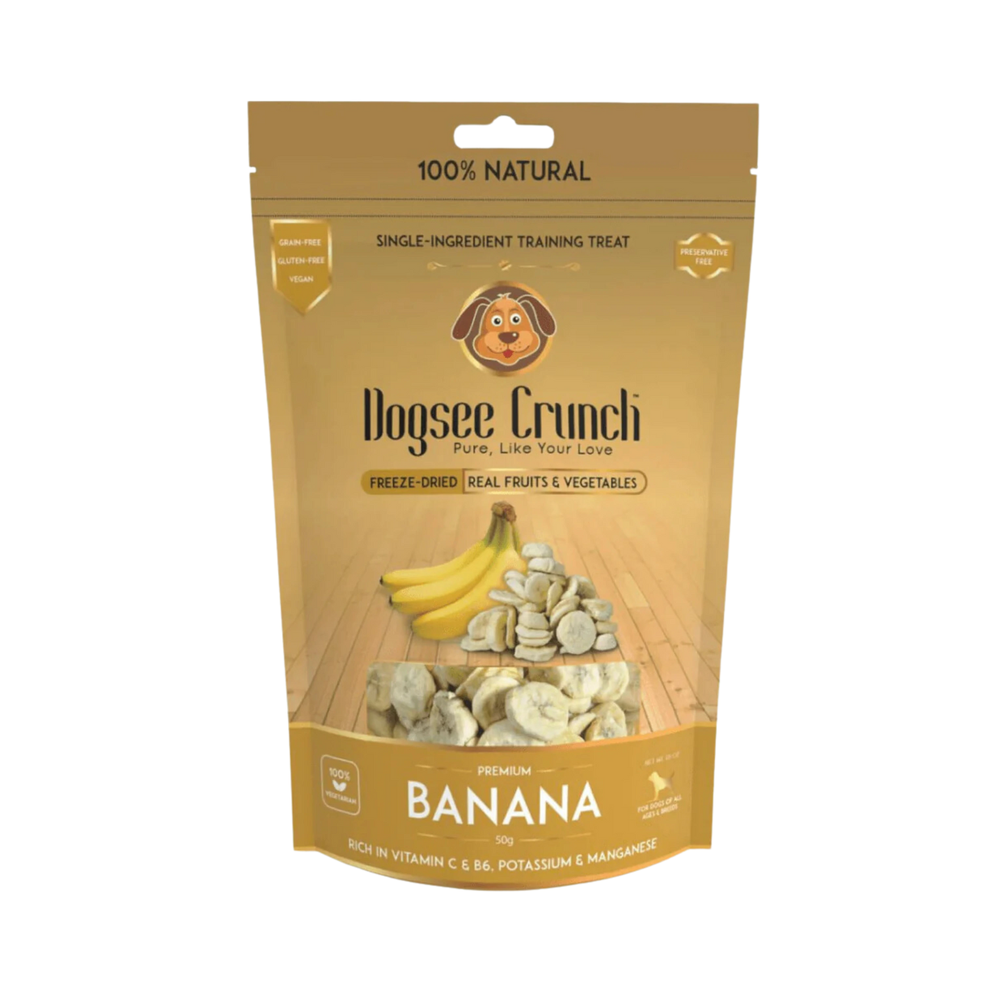 DOGSEE CRUNCH BANANA TREAT 50GM