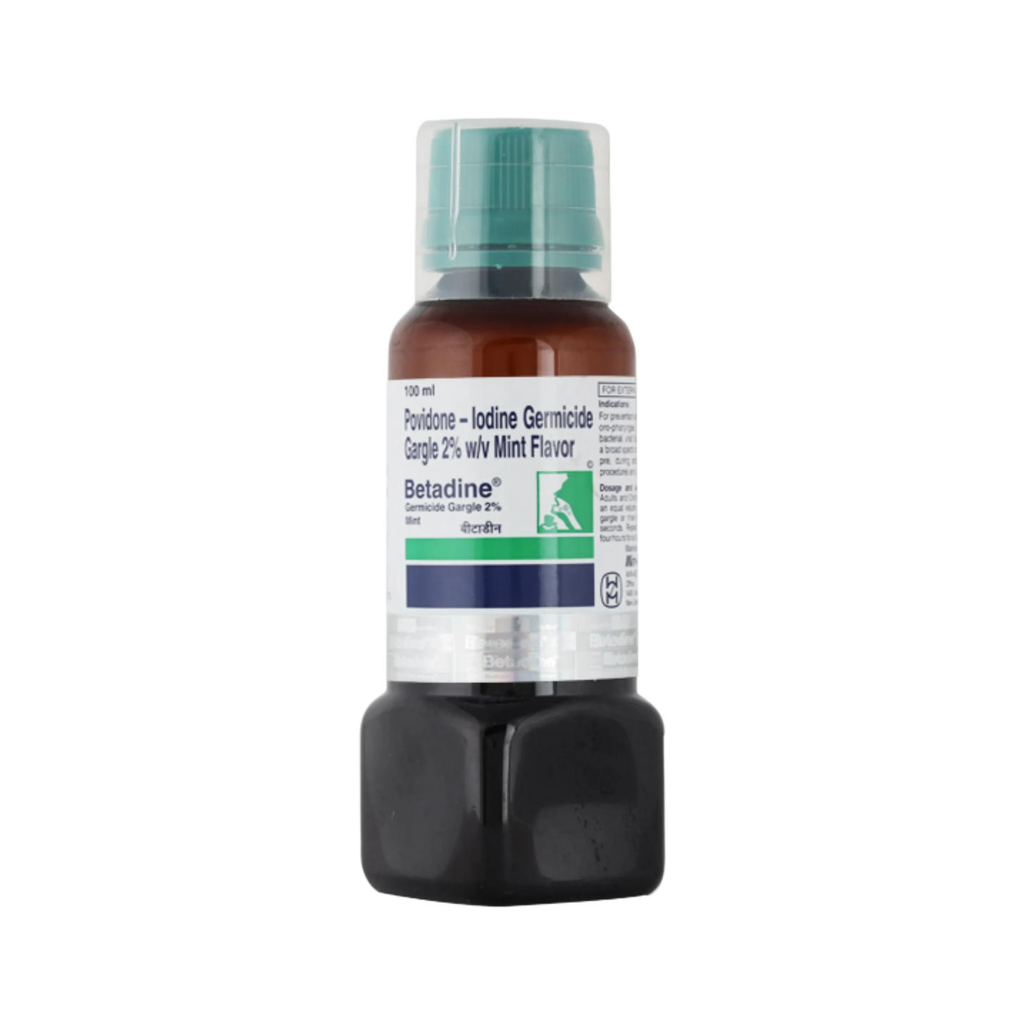 BETADINE GARGLE 2% MINT LIQUID 100ML