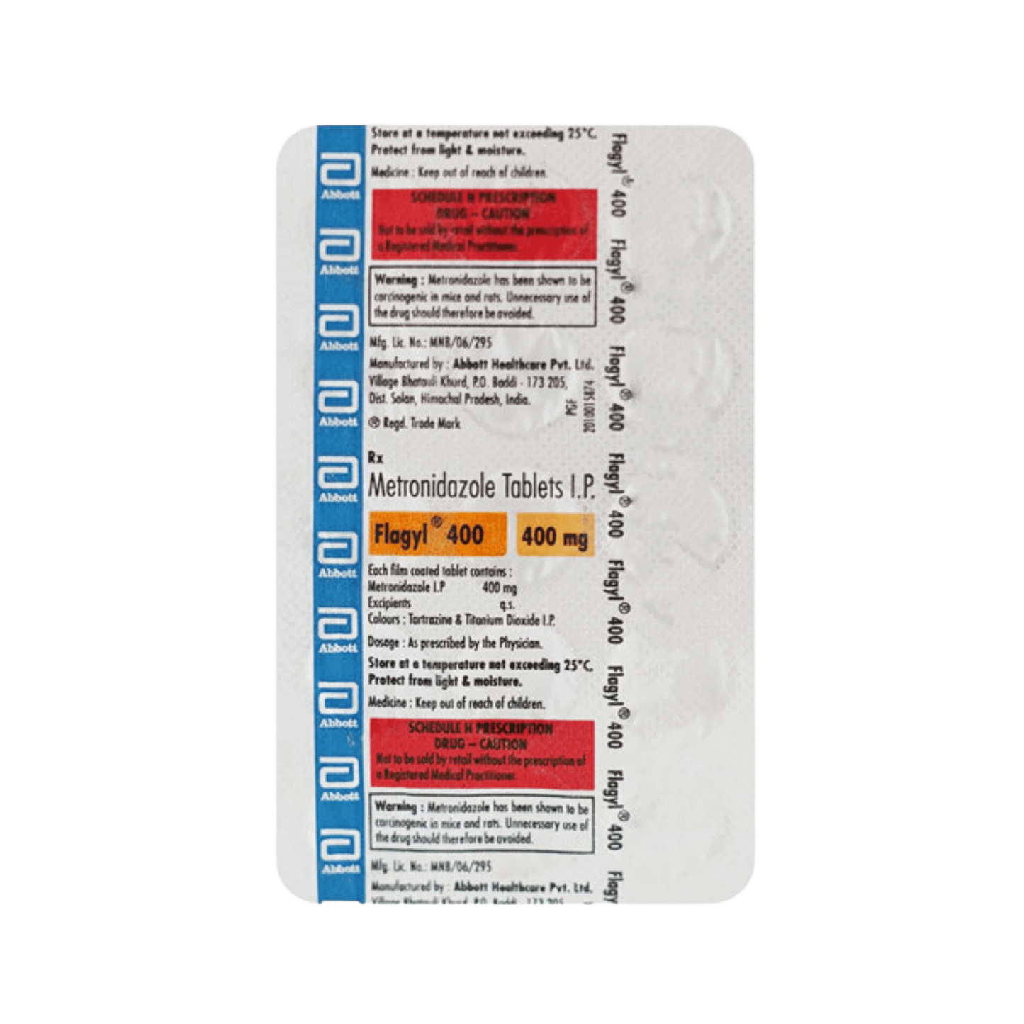 FLAGYL 400MG TABLET