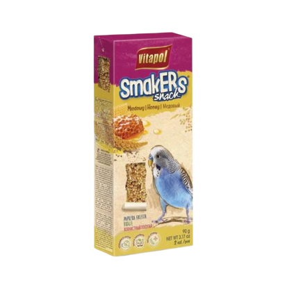 VITAPOL HONEY SMAKERS FOR BUDGIES 90GM