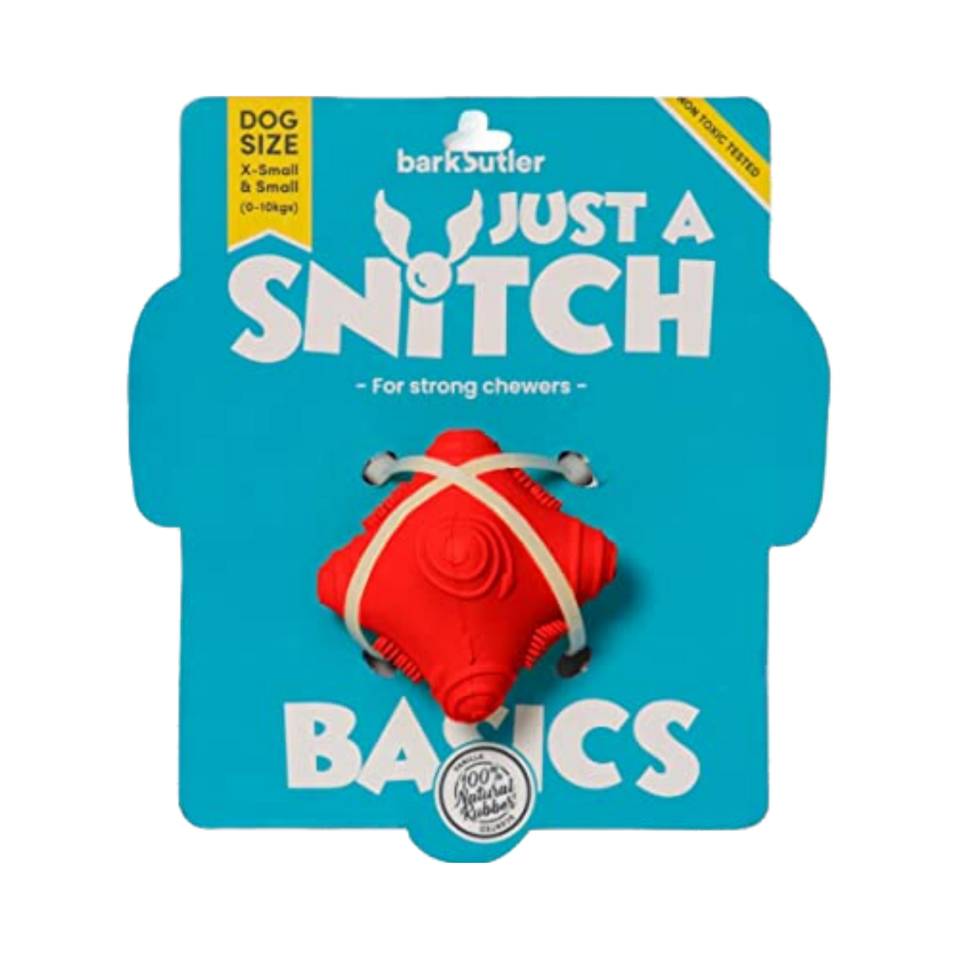 BARKBUTLER JUST A SNITCH TOY (R) RED