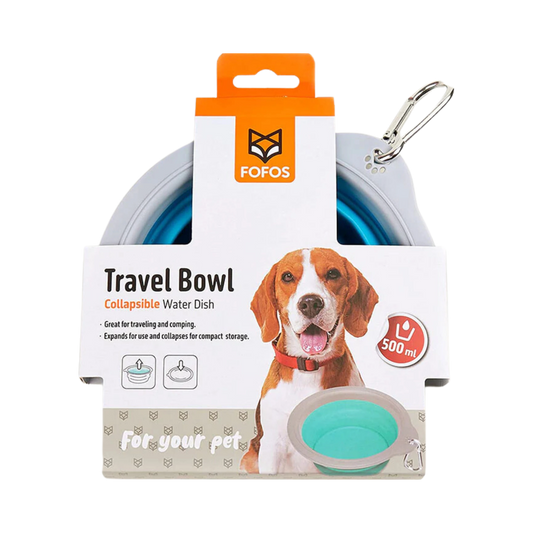 FOFOS COLLAPSIBLE  BLUE BOWL 500ML