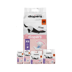 FOFOS FEMALE DOG DIAPER (XS) - Animeal