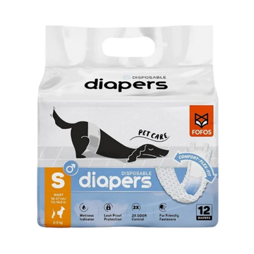 FOFOS MALE DOG DIAPER (S) - Animeal