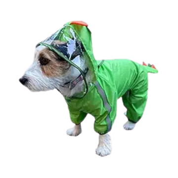 FOFOS PET RAINCOAT-DINOSAUR (M) 32CM