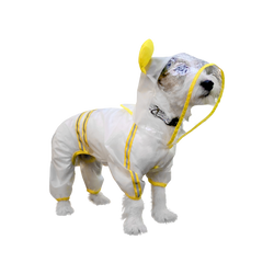 FOFOS PET FOUR LEG RAINCOAT YELLOW (XXL) 62CM