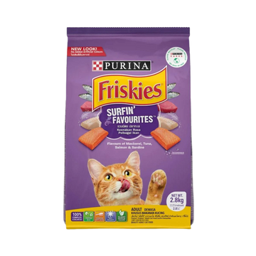 FRISKIES ADULT SURFIN DRY FOOD (M) 3KG