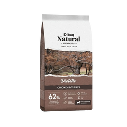 DIBAQ DIETEIC CHIC & TURKEY DRY FOOD 3KG