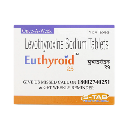 EUTHYROID 25 TAB 4TAB