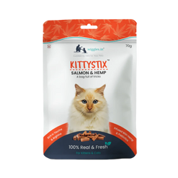 WIGGLES KITTYSTIX SALMON & HEMP - Animeal