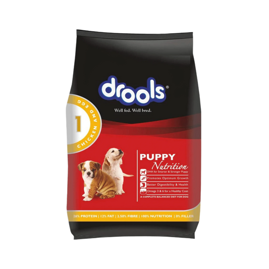 DROOLS PUPPY CHIC & EGG DRY FOOD (XXS) 50GM