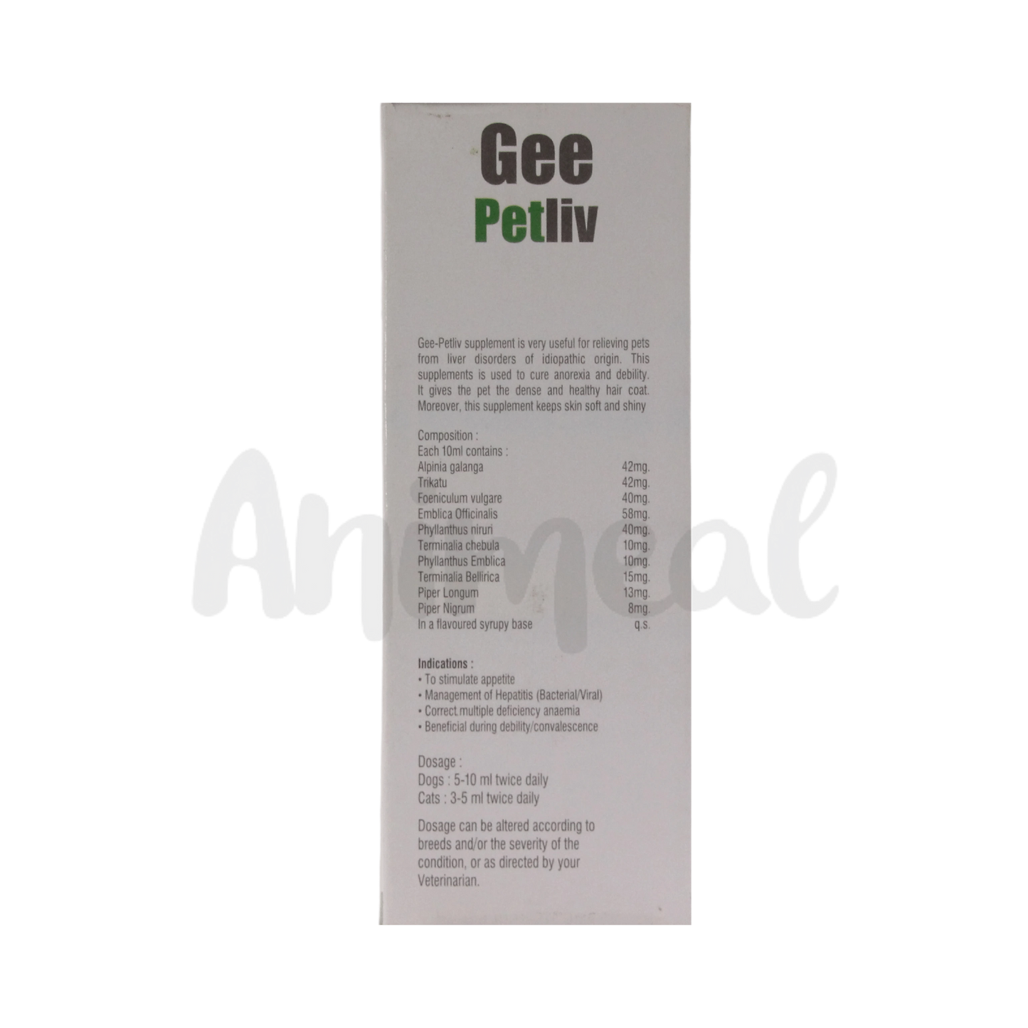 GEE PETLIV SYRUP 200ML