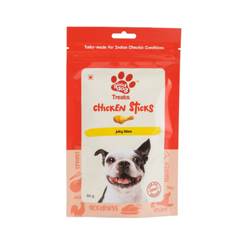 GOOD DOG CHICKEN STICKS 80GM